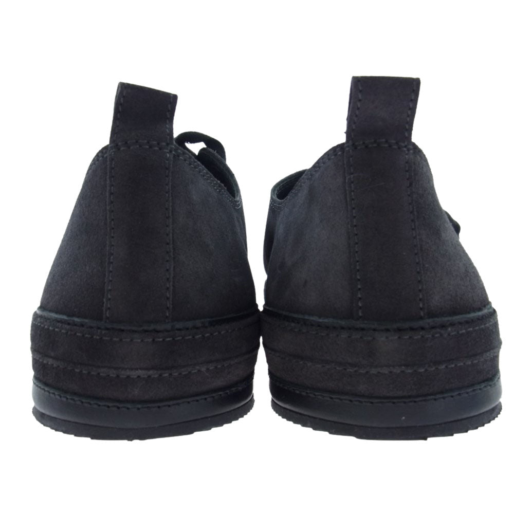 ANN DEMEULEMEESTER アンドゥムルメステール GERT LOW TOP SNEAKERS ラウンドトゥ ローカット スニーカー ブラック系 40【極上美品】【中古】