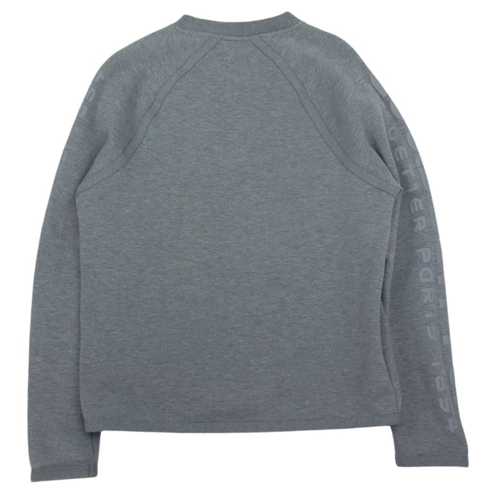 LOUIS VUITTON ルイ・ヴィトン 18AW RM181 JUJ HEY67W   アーム リフレクティブ ロゴ スウェット グレー系 M【中古】