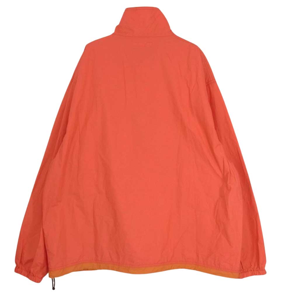 SHIPS シップス any SANSE SANSE ジップ プルオーバー シャツ ブルゾン オレンジ系 L【中古】