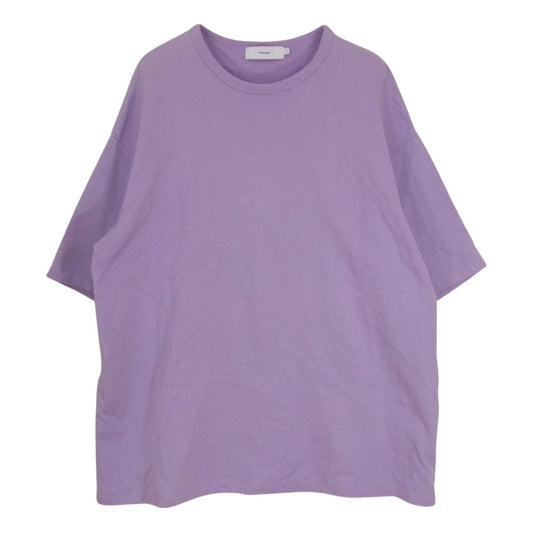 GRAPHPAPER グラフペーパー GM191-70037 Sweat S/S Oversized Tee スウェット 半袖 オーバーサイズ Tシャツ パープル系 2【中古】