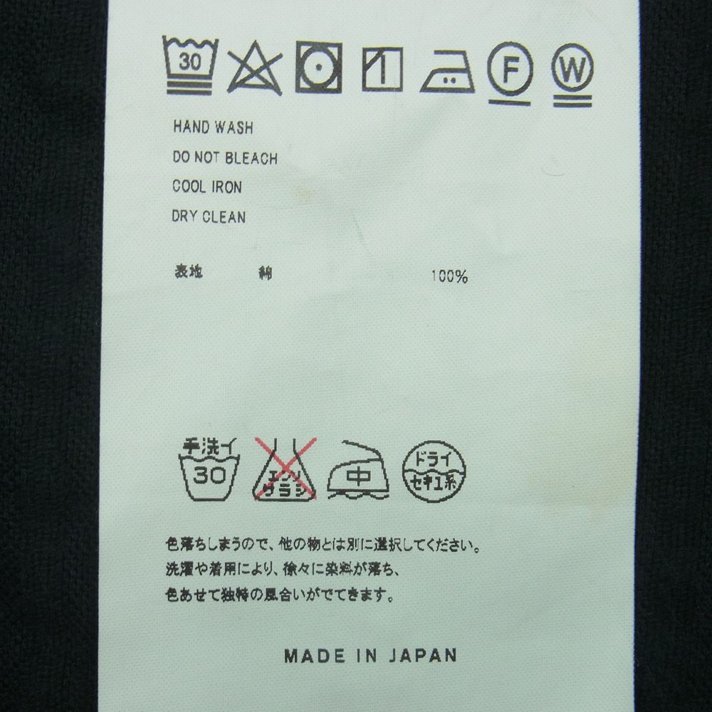 ダブレット 19AW 19AW10BL91 CORDUROY CUT-OFF JACKET コーデュロイ カットオフ ジャケット ブラック系 M【中古】