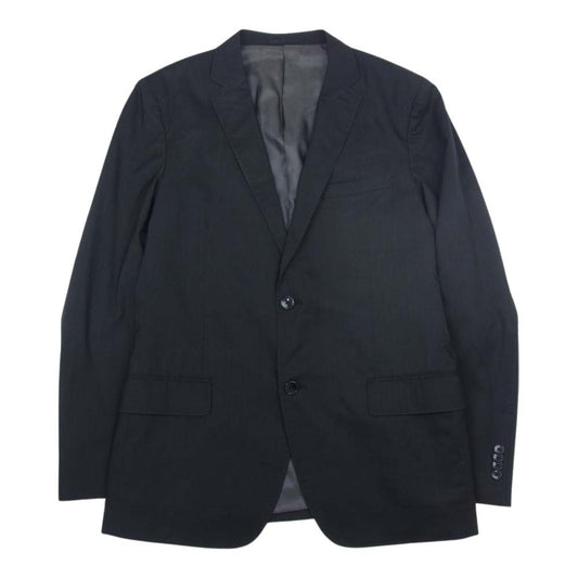 ディーケーエヌワイ ストライプ テーラード ジャケット  ブラック系 XL【中古】