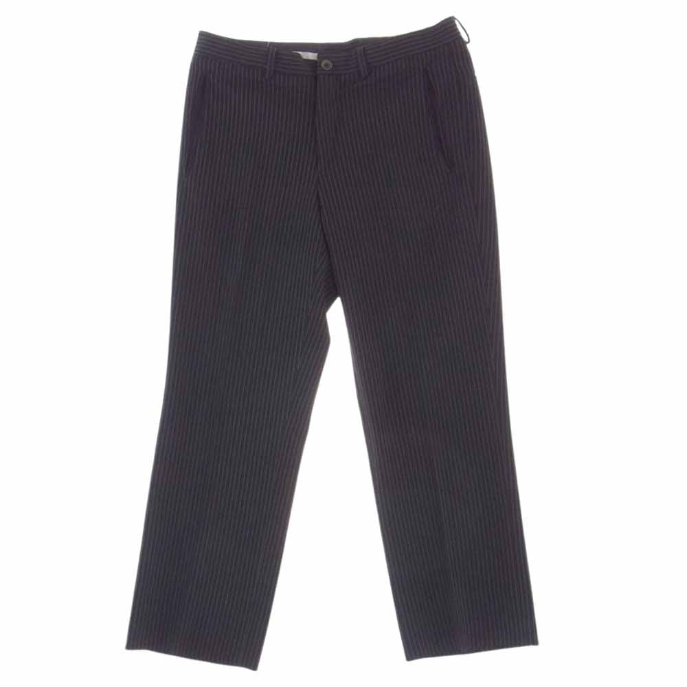 Emporio Armani エンポリオ・アルマーニ ストライプ スーツ ジャケット パンツ セットアップ ブラック系 46【中古】