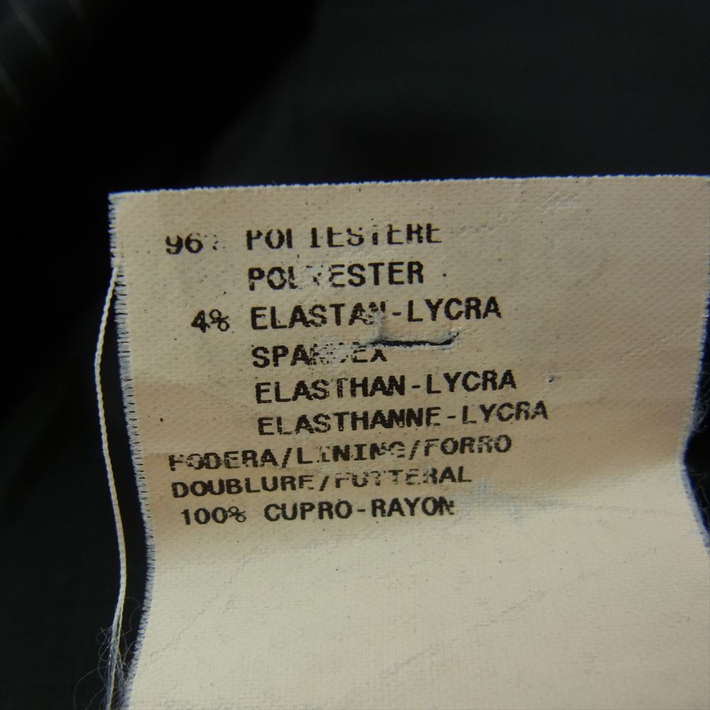 Emporio Armani エンポリオ・アルマーニ ストライプ スーツ ジャケット パンツ セットアップ ブラック系 46【中古】