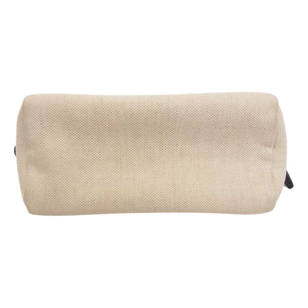 PRADA プラダ 1NE693 カナパ キャンバス ポーチ オフホワイト系【中古】
