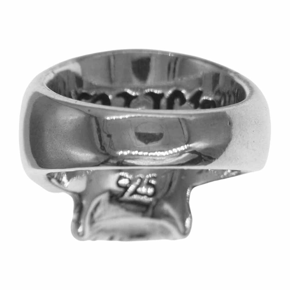 BILL WALL LEATHER ビルウォールレザー ハーフ スカル リング シルバー系 19号【中古】