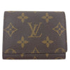 LOUIS VUITTON ルイ・ヴィトン M63801 モノグラム アンヴェロップ カルトドゥヴィジット カードケース ブラウン系【中古】