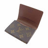 LOUIS VUITTON ルイ・ヴィトン M63801 モノグラム アンヴェロップ カルトドゥヴィジット カードケース ブラウン系【中古】