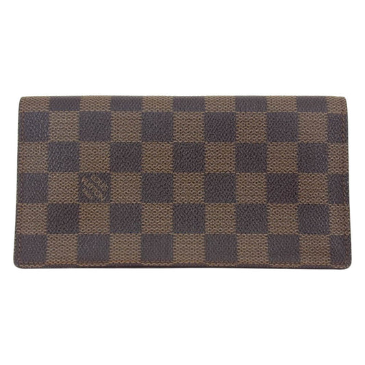 LOUIS VUITTON ルイ・ヴィトン N60825 ダミエ ポルトカルトクレディ 札入れ ブラウン系【中古】