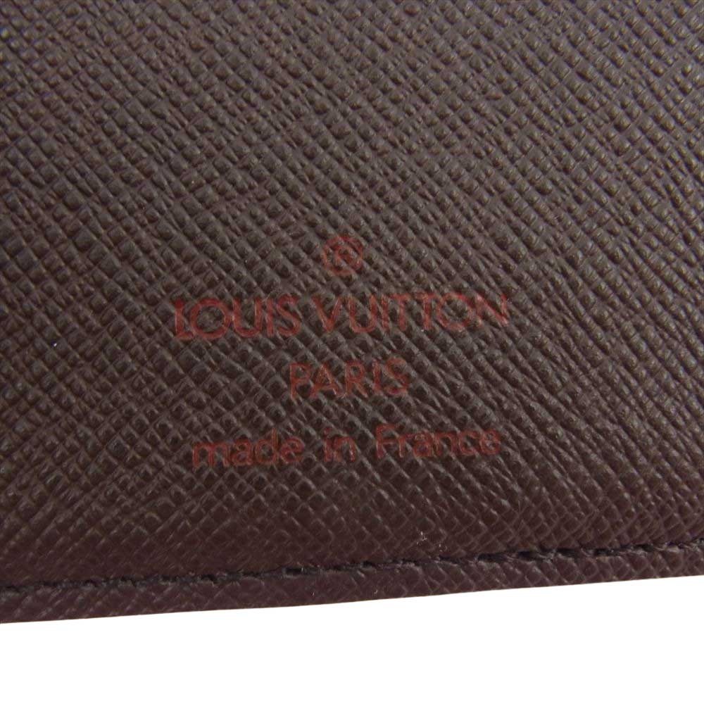 LOUIS VUITTON ルイ・ヴィトン N60825 ダミエ ポルトカルトクレディ 札入れ ブラウン系【中古】