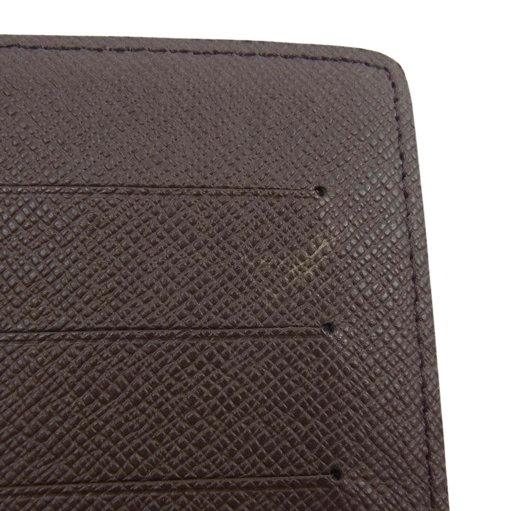 LOUIS VUITTON ルイ・ヴィトン N60825 ダミエ ポルトカルトクレディ 札入れ ブラウン系【中古】