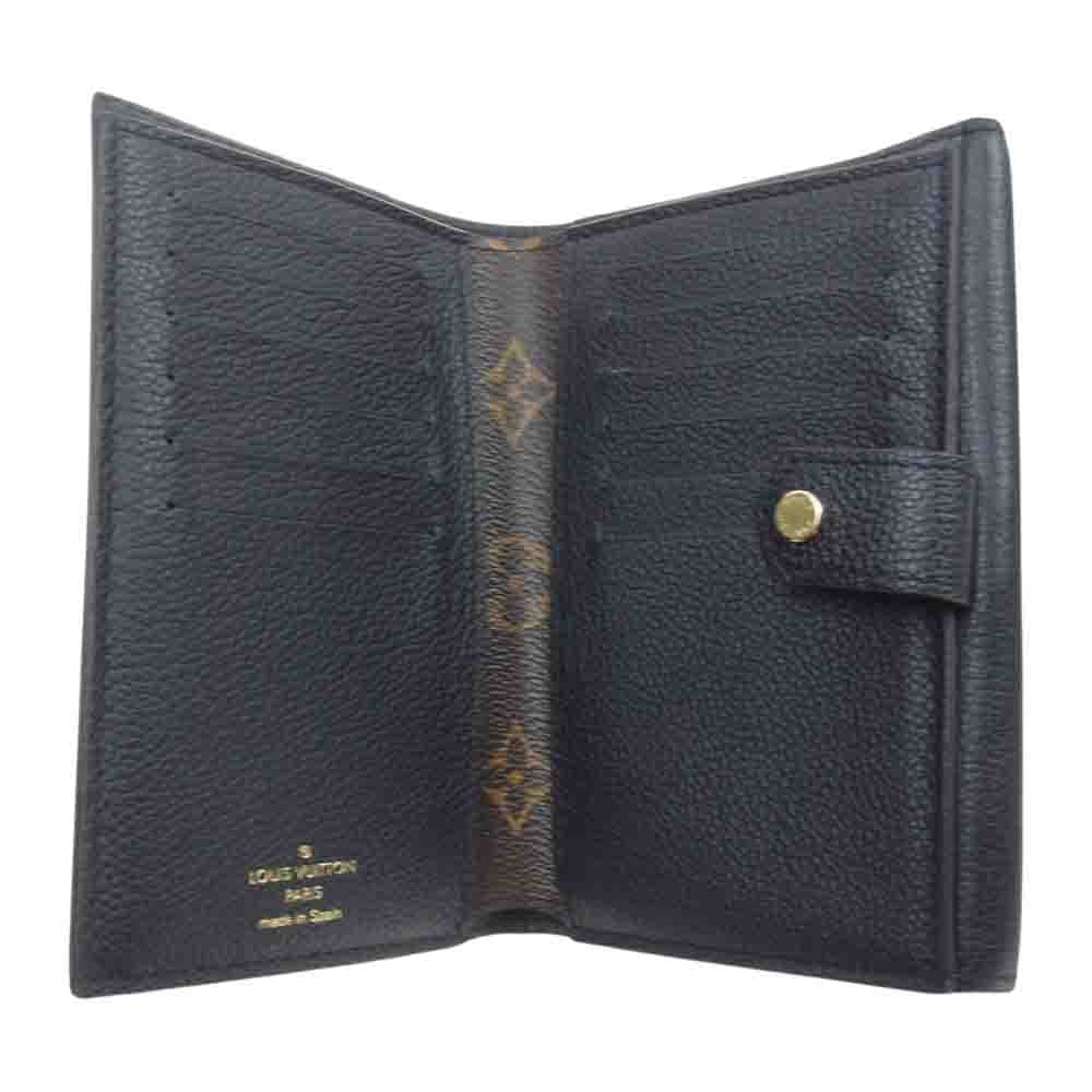 LOUIS VUITTON ルイ・ヴィトン M60990 モノグラム マカサー ポルトフォイユ パラスコンパクト 財布 ブラウン系 ブラック系【中古】