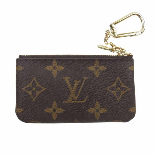 LOUIS VUITTON ルイ・ヴィトン M62650 モノグラム ポシェットクレ コインケース 小銭入れ ブラウン系【美品】【中古】