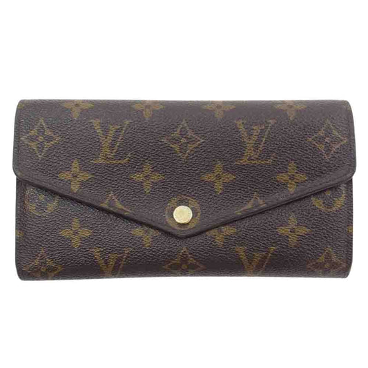 LOUIS VUITTON ルイ・ヴィトン M60531 モノグラム ポルトフォイユサラ 財布 ブラウン系【中古】