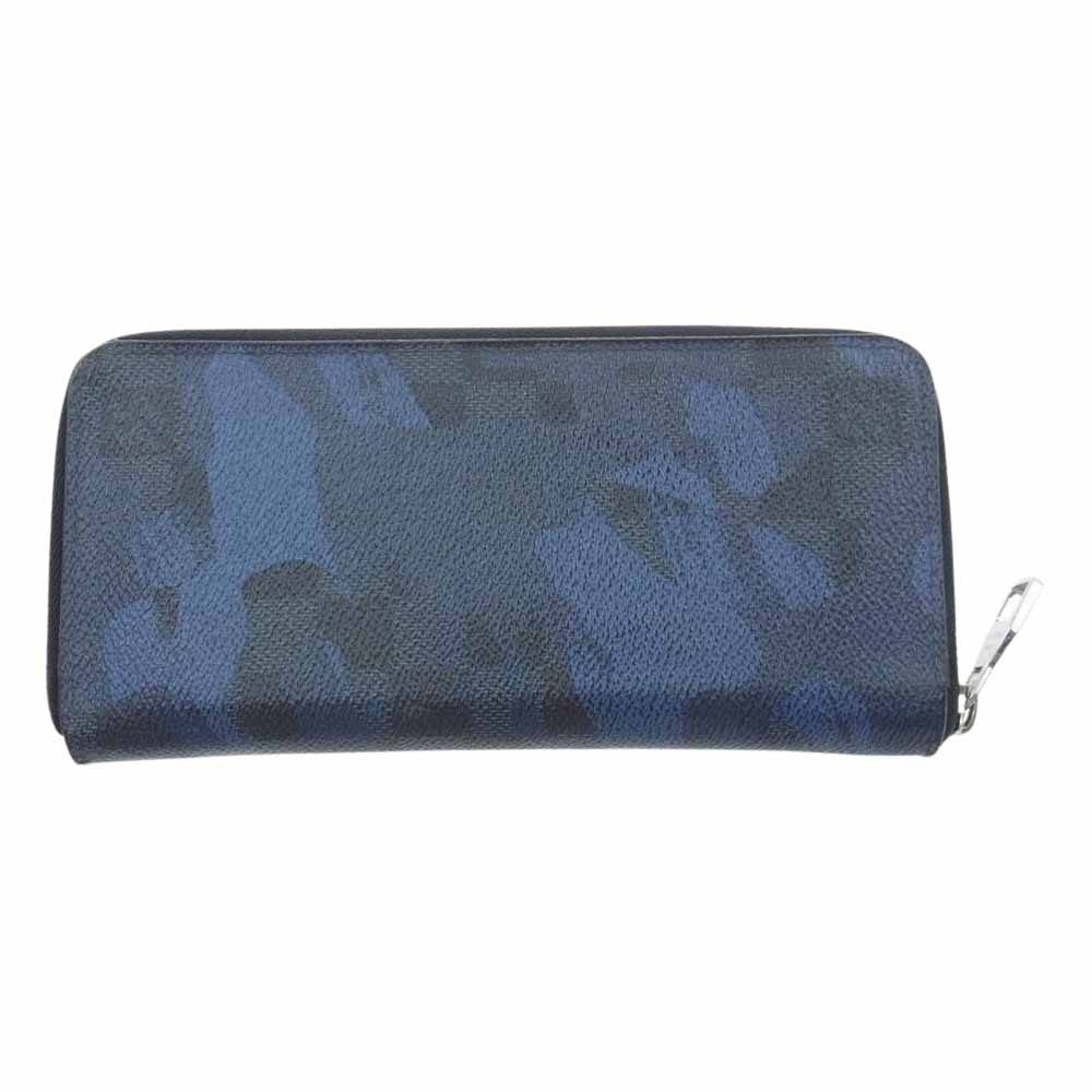 LOUIS VUITTON ルイ・ヴィトン N63293 ダミエ コバルト ジッピーウォレット ヴェルティカル ラウンドジップ ウォレット 財布 ブルー系【中古】