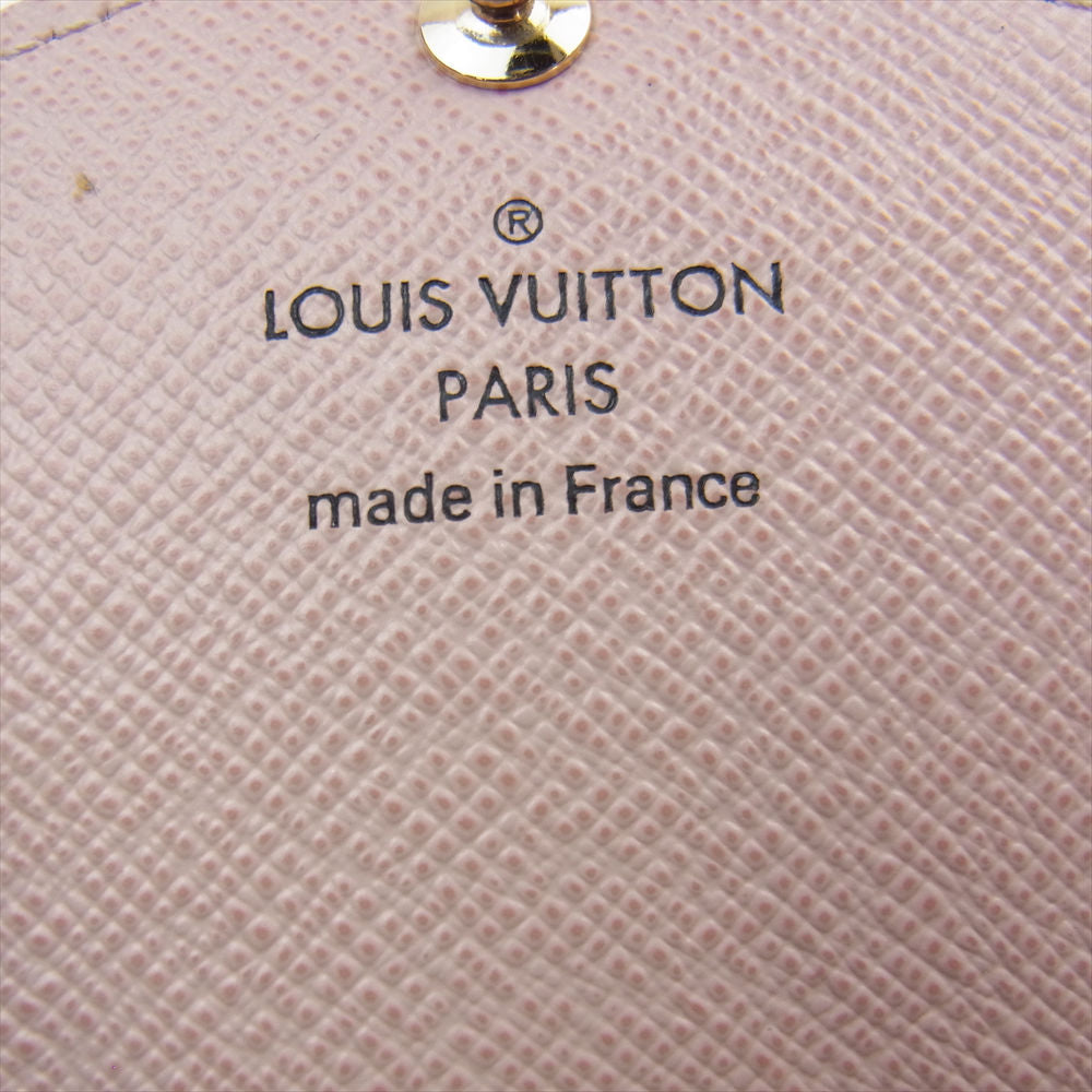 LOUIS VUITTON ルイ・ヴィトン M62235 モノグラム ポルトフォイユサラ ローズバレリーヌ 財布 ブラウン系 ピンク系【中古】