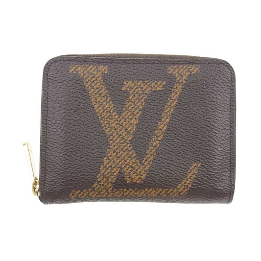 LOUIS VUITTON ルイ・ヴィトン M69354 モノグラム ジャイアント ジッピー コインパース コインケース 小銭入れ ブラウン系【中古】