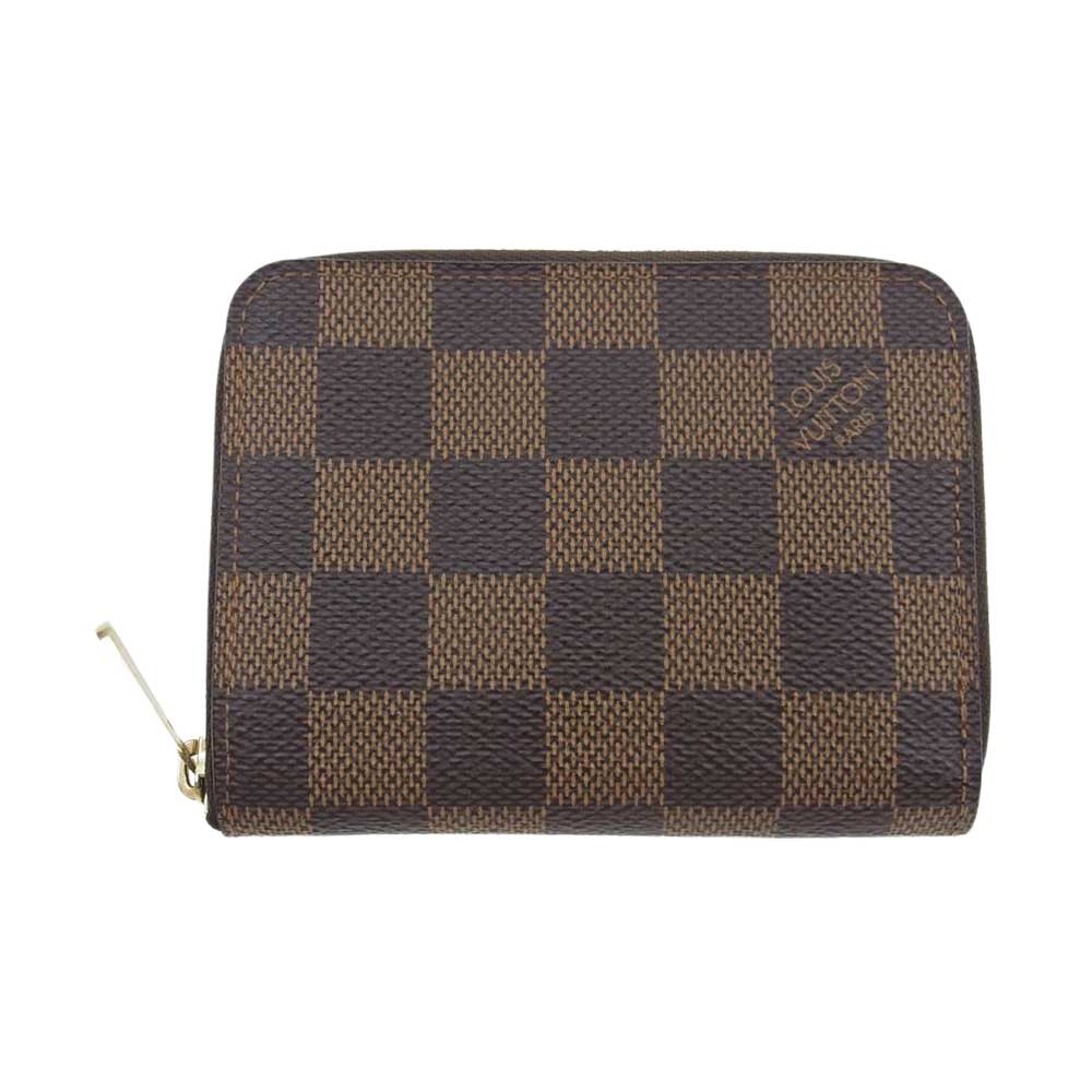 LOUIS VUITTON ルイ・ヴィトン N63070 ダミエ ジッピーコインパース コインケース 小銭入れ ブラウン系【美品】【中古】