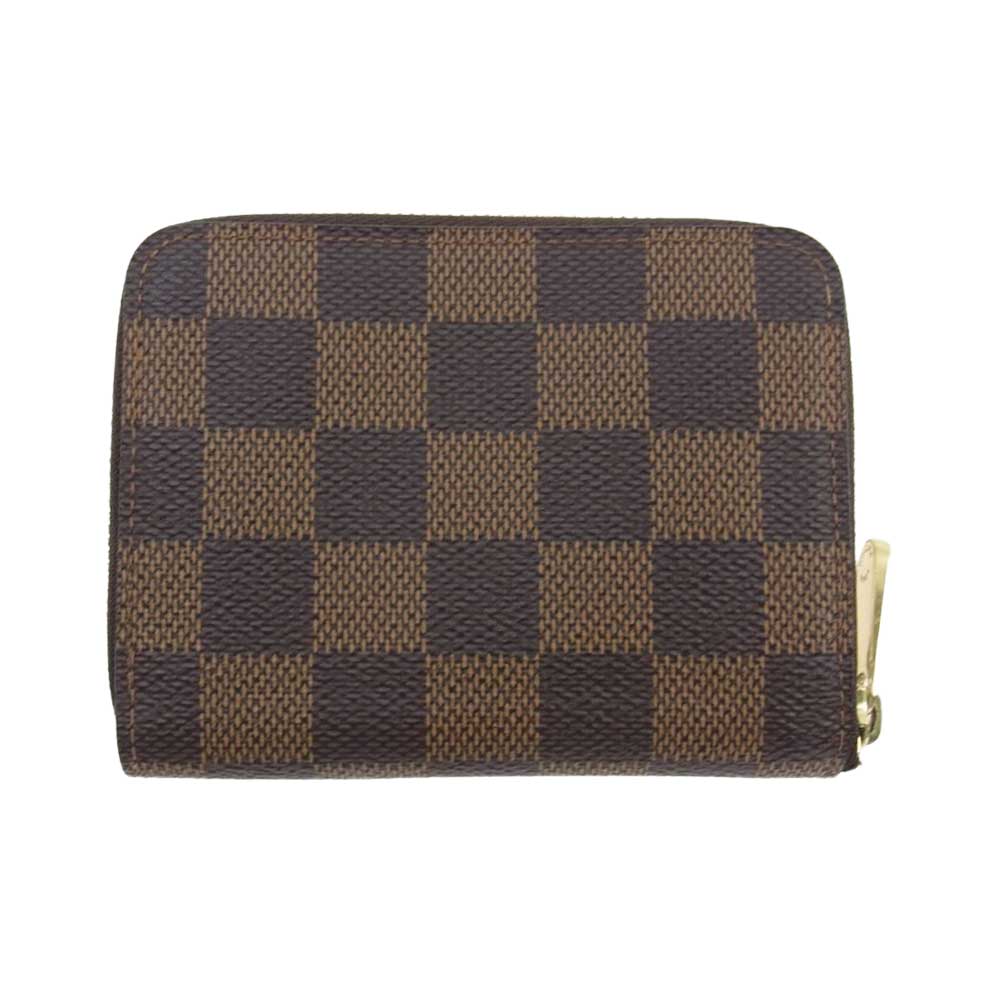 LOUIS VUITTON ルイ・ヴィトン N63070 ダミエ ジッピーコインパース コインケース 小銭入れ ブラウン系【美品】【中古】