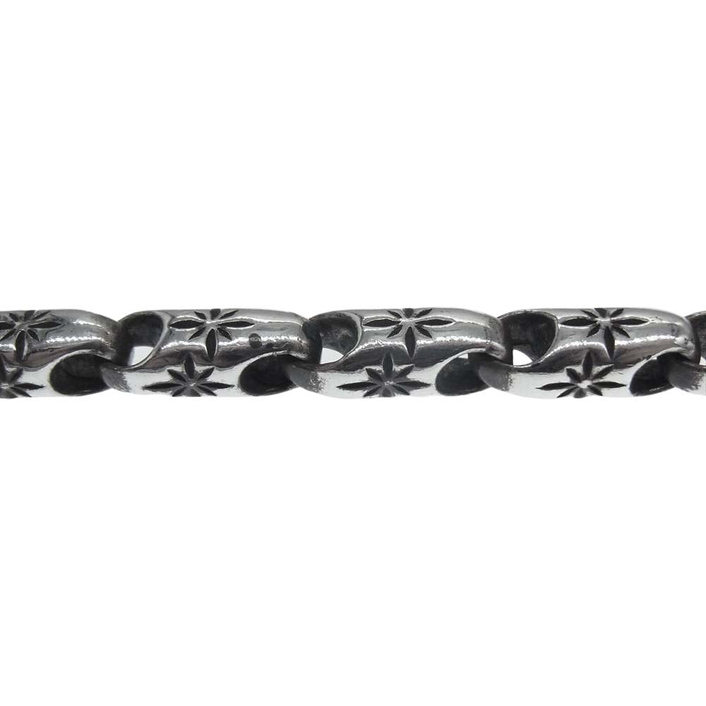 BILL WALL LEATHER ビルウォールレザー ミッドスター リンク ブレスレット w/ストーンTバー シルバー系【中古】