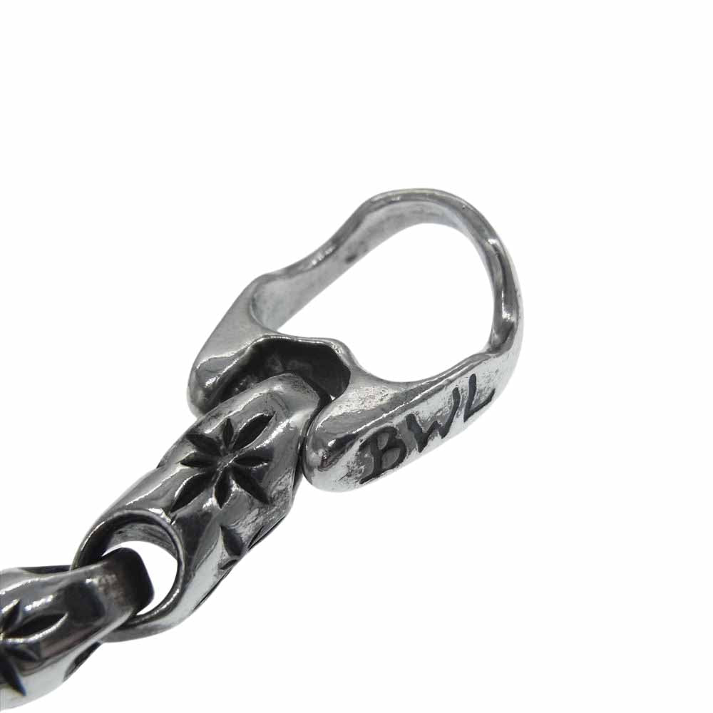 BILL WALL LEATHER ビルウォールレザー ミッドスター リンク ブレスレット w/ストーンTバー シルバー系【中古】