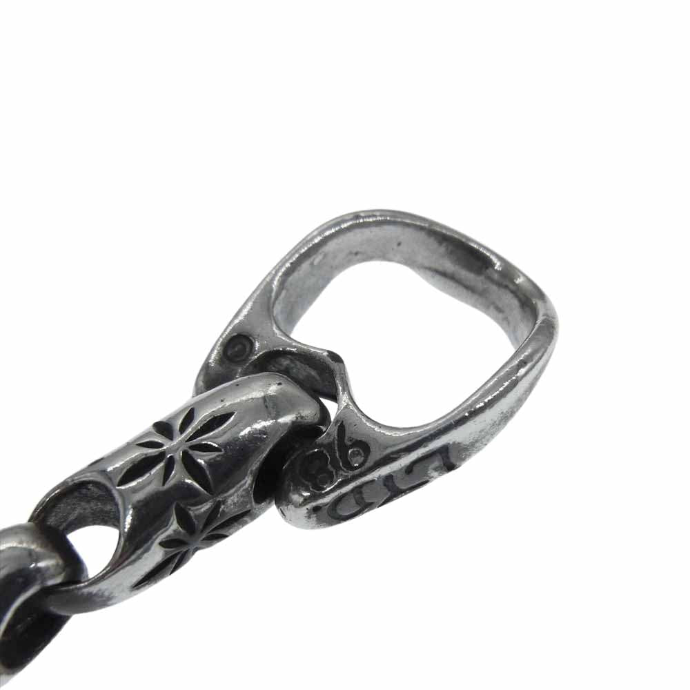 BILL WALL LEATHER ビルウォールレザー ミッドスター リンク ブレスレット w/ストーンTバー シルバー系【中古】