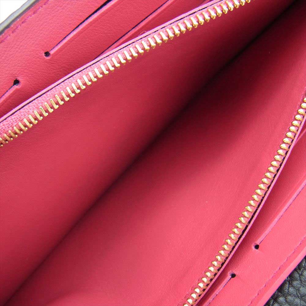 LOUIS VUITTON ルイ・ヴィトン M61248 ポルトフォイユ カプシーヌ 長財布 ブラック系【美品】【中古】