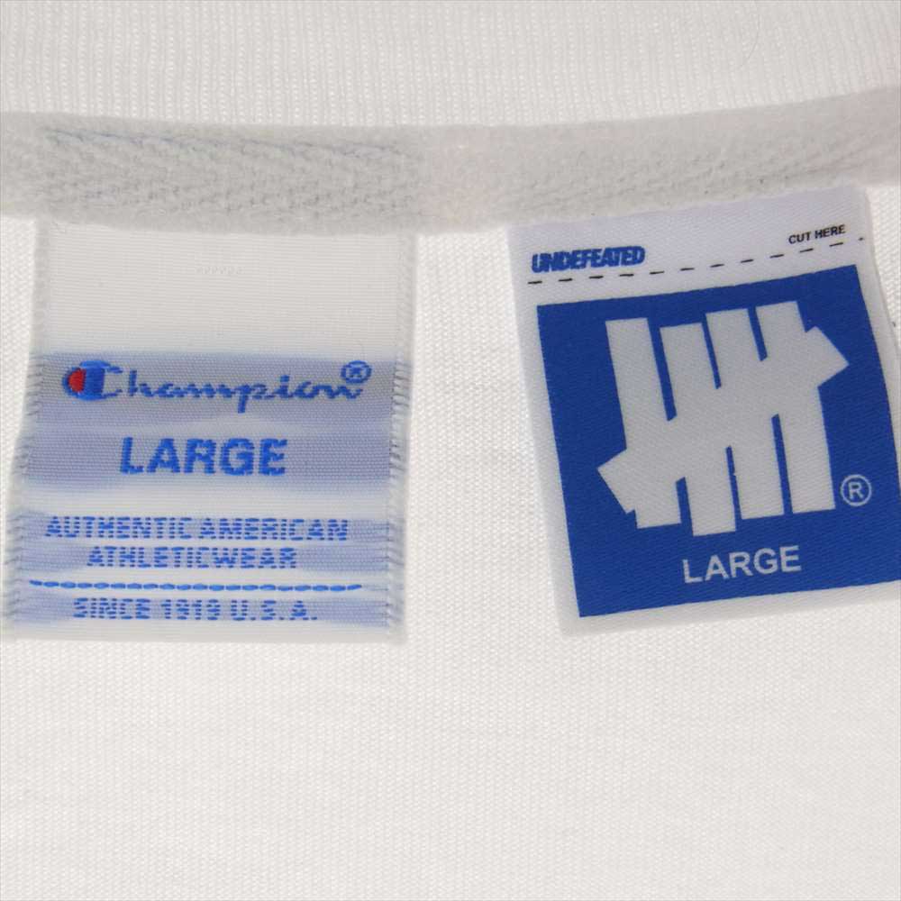 UNDEFEATED アンディフィーテッド L/S TEE  長袖 Tシャツ ホワイト  ホワイト系 L【中古】