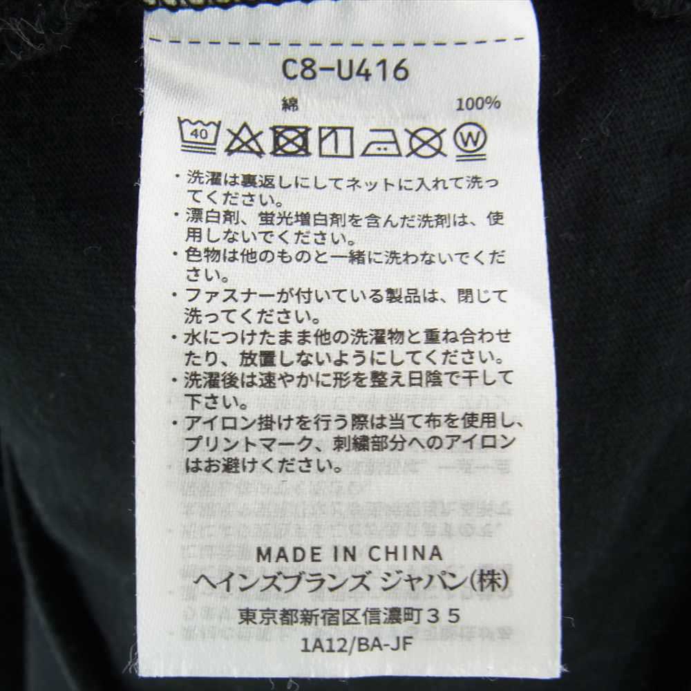 UNDEFEATED アンディフィーテッド × CHAMPION L/S TEE チャンピオン 長袖 Tシャツ ブラック  ブラック系 L【中古】