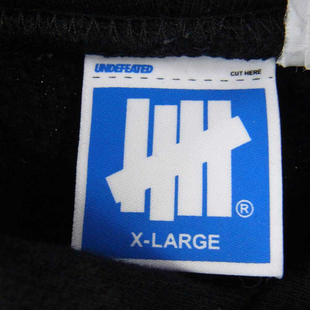 UNDEFEATED アンディフィーテッド スウェット パーカーフーディ ブラック系 XL【中古】