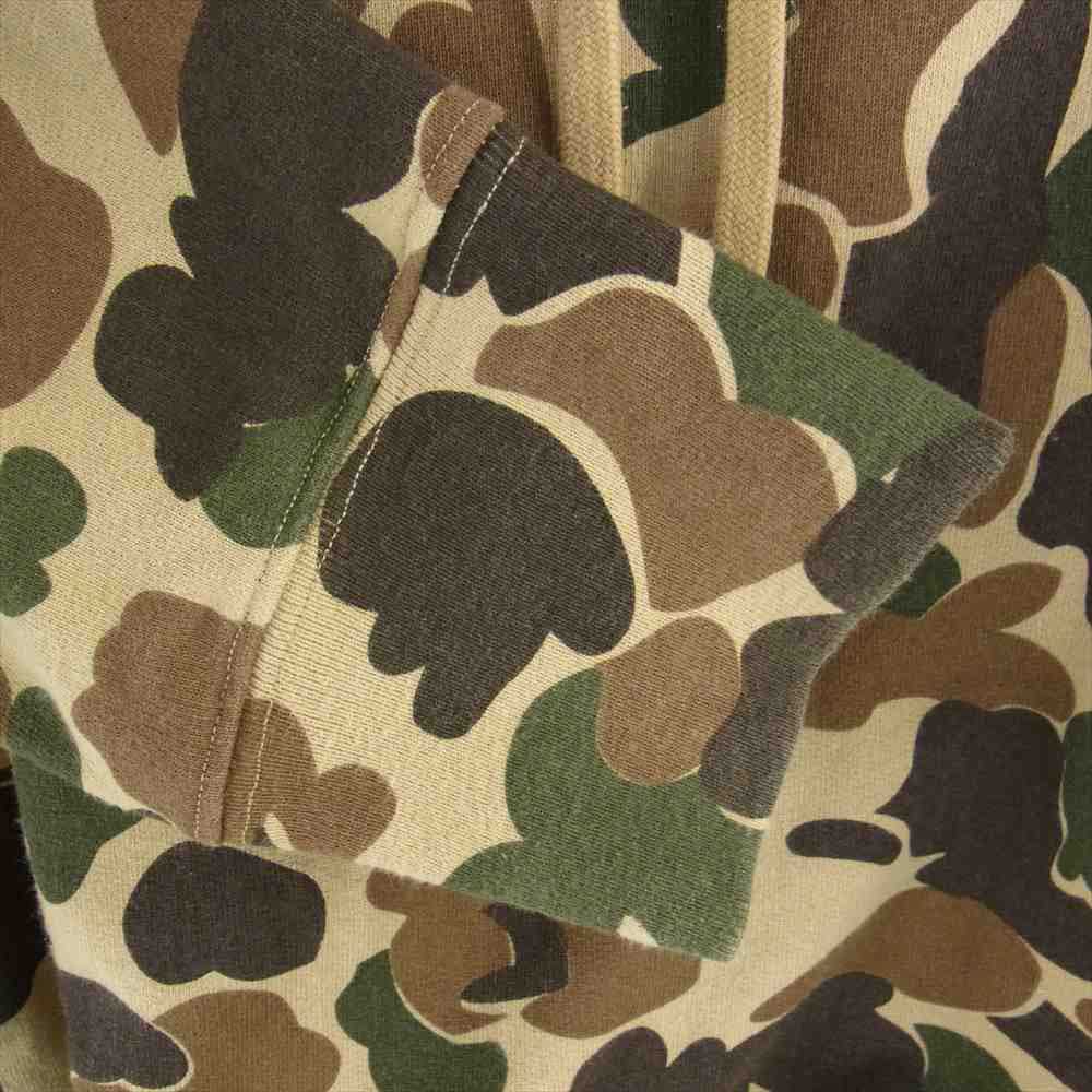 UNDEFEATED  コラボパーカー 迷彩柄 UNDEFEATED アンディフィーテッド カモフラ 迷彩 スウェット パーカー