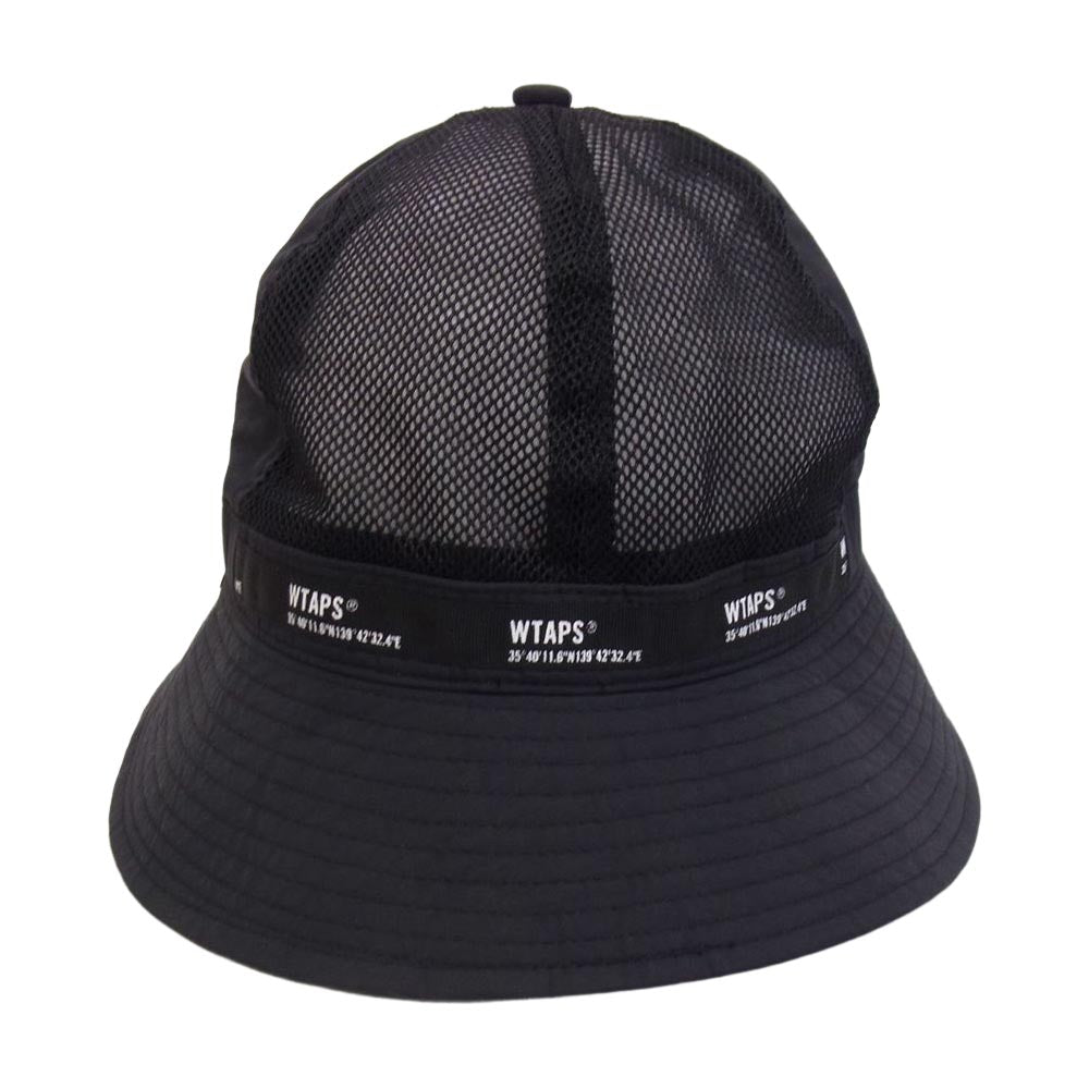 WTAPS ダブルタップス  22ss  221HCDT-HT19 BALL 02/HAT NYLON.TUSSAH ハット ネイビー系 03【中古】