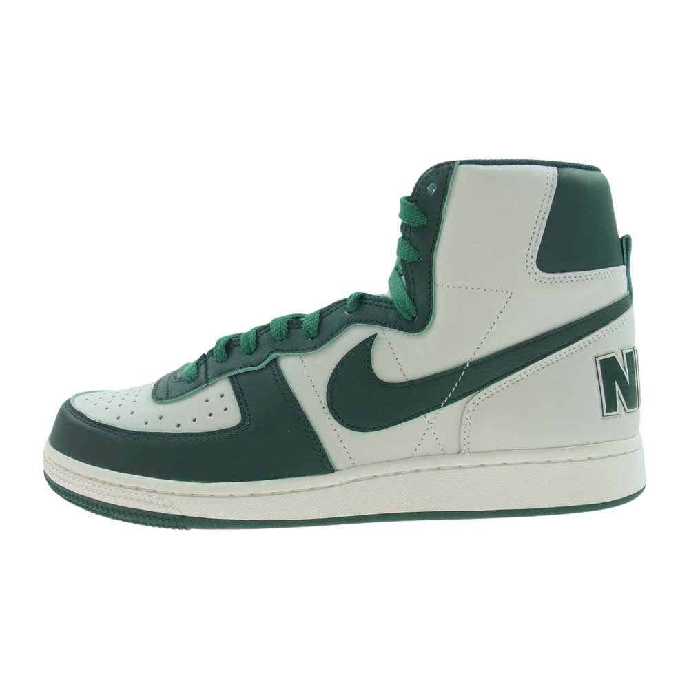 NIKE ナイキ FD0650 100 TERMINATOR HIGH ターミネーター ハイ ハイカット スニーカー  ホワイト系 グリーン系 28.5cm【新古品】【未使用】【中古】
