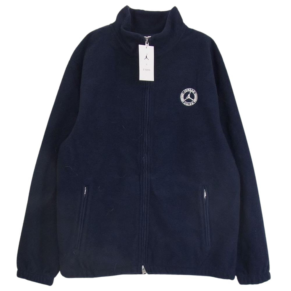 NIKE ナイキ × Jordan x UNION Track Jacket ジョーダン ユニオン トラックジャケット  ネイビー系 L【極上美品】【中古】