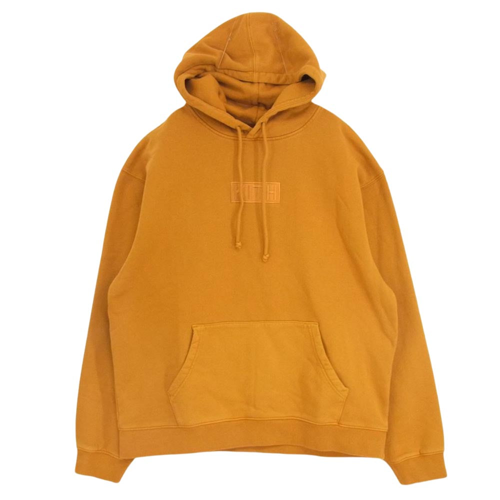キス CYBER MONDAY HOODIE サイバー マンデー フーディー スウェット パーカー イエロー系 XL【美品】【中古】