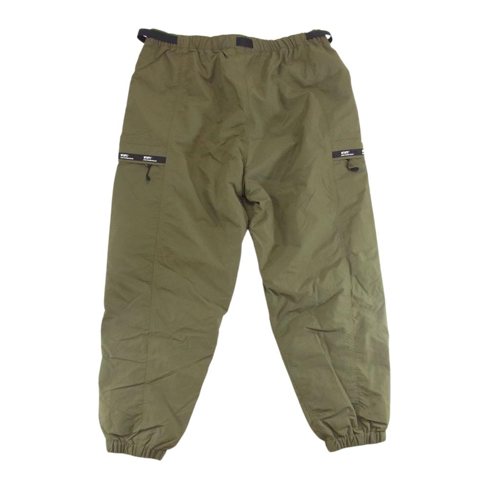 WTAPS ダブルタップス 22SS 221BRDT-PTM02 TRACKS TROUSERS NYLON TUSSAH トラウザー カーゴ パンツ カーキ カーキ系 03【美品】【中古】