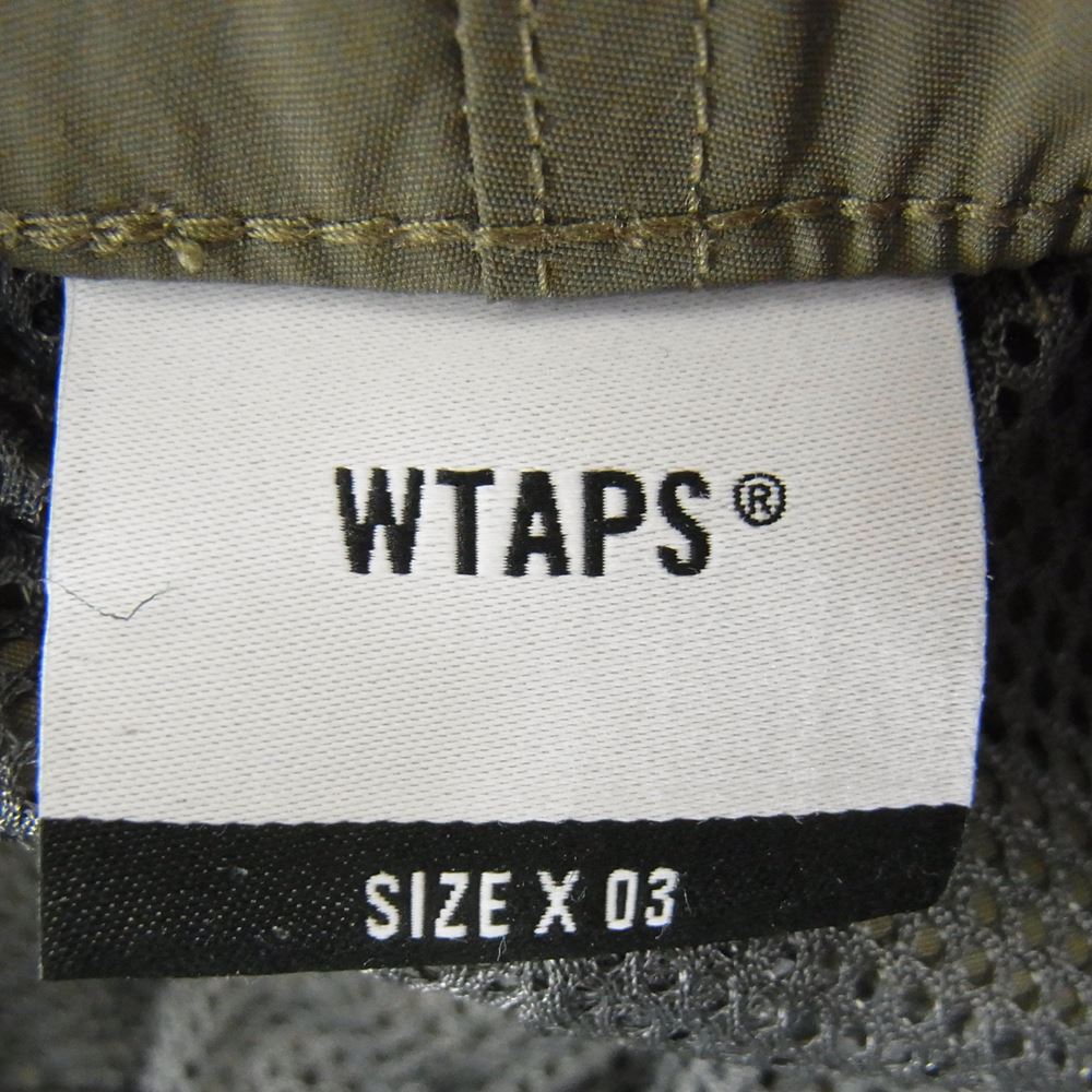 WTAPS ダブルタップス 22SS 221BRDT-PTM02 TRACKS TROUSERS NYLON TUSSAH トラウザー カーゴ パンツ カーキ カーキ系 03【美品】【中古】