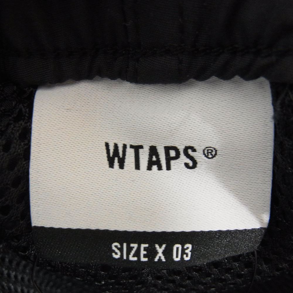 WTAPS ダブルタップス 22SS 221BRDT-PTM02 TRACKS TROUSERS NYLON TUSSAH トラウザー カーゴ パンツ ブラック  ブラック系 L【美品】【中古】