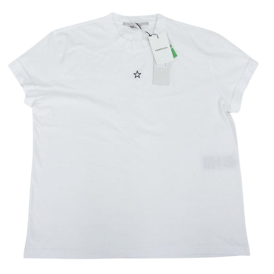 Stella McCartney ステラマッカートニー ミニスター カットソー 半袖 Tシャツ ホワイト ホワイト系 36【新古品】【未使用】【中古】