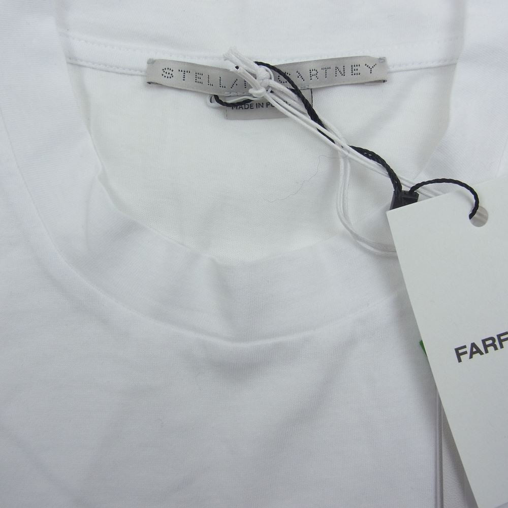 Stella McCartney ステラマッカートニー ミニスター カットソー 半袖 Tシャツ ホワイト ホワイト系 36【新古品】【未使用】【中古】