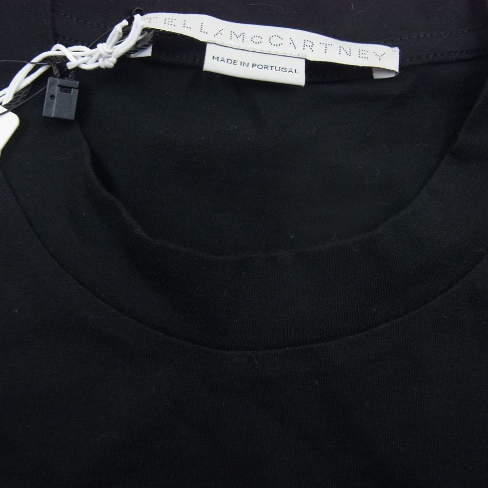 Stella McCartney ステラマッカートニー ミニスター カットソー 半袖 Tシャツ ブラック ブラック系 36【新古品】【未使用】【中古】