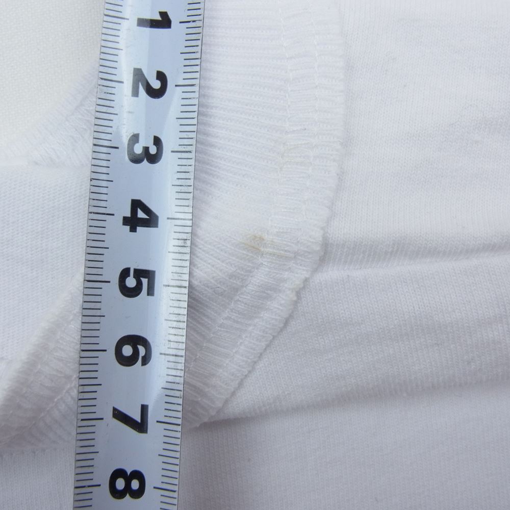 Sacai サカイ 21-0285S × KAWS カウズ ロゴ刺繍 ポケットTシャツ ホワイト系 2【中古】
