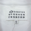 MAISON MARGIELA メゾンマルジェラ 22SS S51GC0515 S22816  フォントジェネレーター ラウンドネック ショートスリーブ シャツ 半袖 Tシャツ ホワイト ホワイト系 M【極上美品】【中古】
