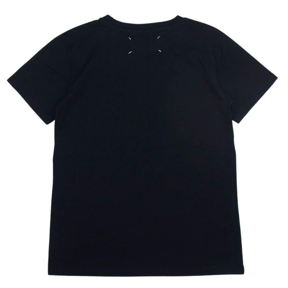 MAISON MARGIELA メゾンマルジェラ 22SS S51GC0515 S22816  フォントジェネレーター ラウンドネック ショートスリーブ シャツ 半袖 Tシャツ ブラック ブラック系 M【極上美品】【中古】
