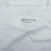 MAISON MARGIELA メゾンマルジェラ 	S51GC0505 S22816 ディストーテッドロゴ 半袖 Tシャツ ホワイト ホワイト系 S【美品】【中古】