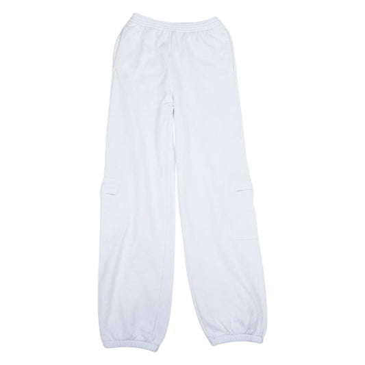 MAISON MARGIELA メゾンマルジェラ S52KA0337 S25537 MM6 パッチ ポケットトラック スウェット パンツ  ホワイト系 XS【中古】