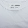 MAISON MARGIELA メゾンマルジェラ 22AW S51GC0516 S22816 ナンバリング ロゴ ショートスリーブ シャツ 半袖 Tシャツ ホワイト ホワイト系 M【極上美品】【中古】