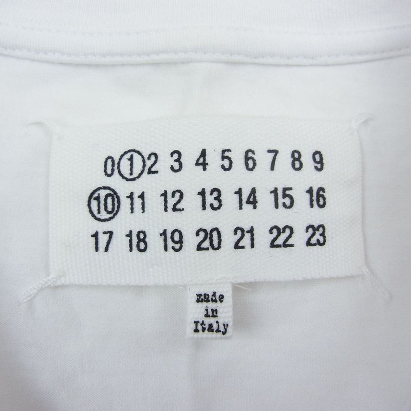 22AW新品S メゾン マルジェラ リバースロゴ Tシャツ 半袖 オールブラック