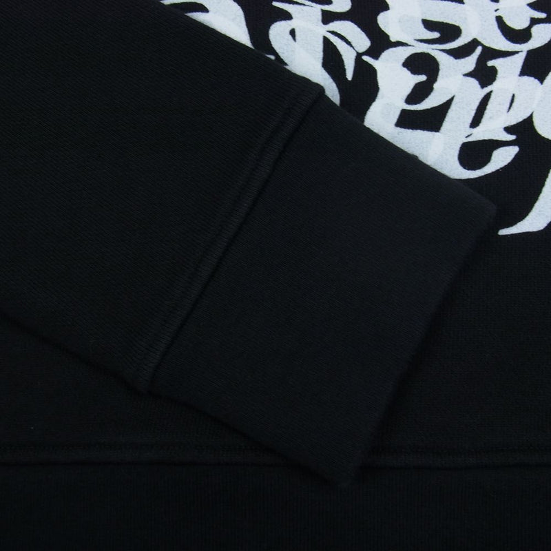 黒L新品 メゾン マルジェラ アブストラクト ロゴ スウェット シャツ ブラック