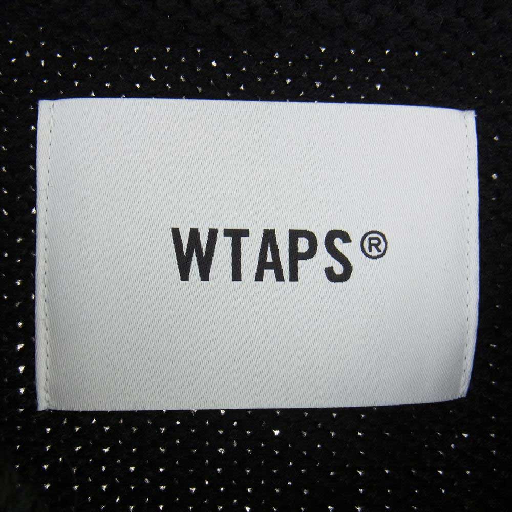 WTAPS ダブルタップス 22AW 222MADT-KNM01 DITCH VEST ニット ベスト ブラック系 X03【美品】【中古】